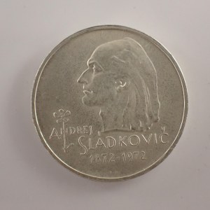 Období 1945-1990 / 20 Kčs 1972 Sládkovič, dr. rys., Ag,
