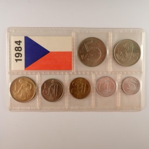 Období 1945-1990 / Sada oběžných mincí 1984,