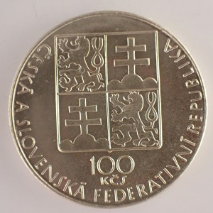 ČSFR [1990 - 1993] / 100 Kčs 1990 Matinů, Ag,