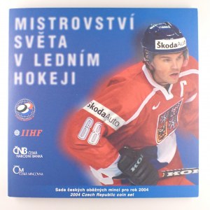 Období od 1993 / Sada oběžných mincí 2004 Mistrovství světa v ledním hokeji,