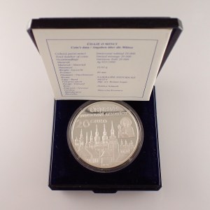 20 euro 2011 Trnava pamiatková rezervácia v krabičce s certifikátem, Ag,