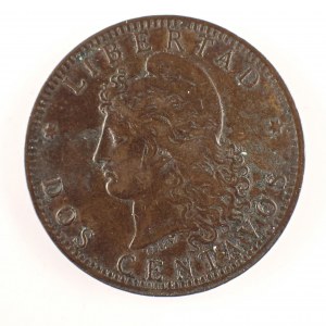Argentina / 1 Centavos 1893, patina, KM#33, Br,
