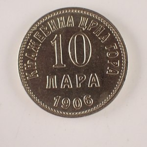Černá Hora / 10 Para 1906, Ni,
