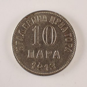Černá Hora / 10 Para 1913, Ni,