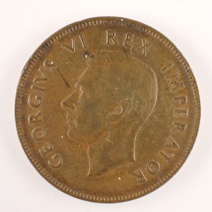 Jihoafrická republika / 1 Penny 1842 Jiří V., Cu,
