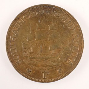 Jihoafrická republika / 1 Penny 1842 Jiří V., Cu,