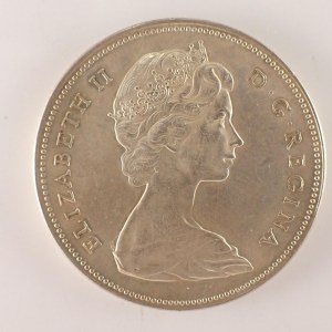Kanada / 1 Dollar 1968, dr. rys., Ag,