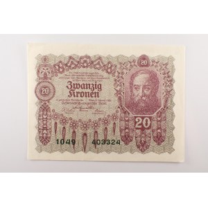 Rakousko / 20 Koruna 2.1.1922 1049,