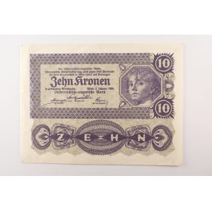 Rakousko / 10 Koruna 2.1.1922 1047,
