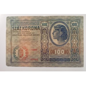 Rakousko - Uhersko / 100 K, 1912 s.1207, Bajer RU 10,
