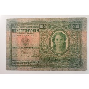 Rakousko - Uhersko / 100 K, 1912 s.1207, Bajer RU 10,