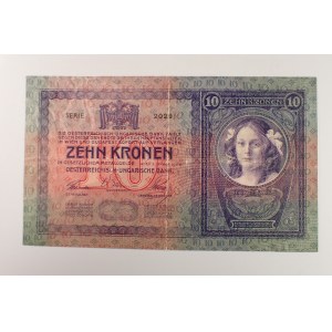 Rakousko - Uhersko / 10 K 1904,série 2029, Bajer RU 4,