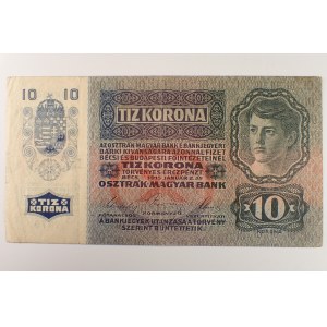 Rakousko - Uhersko / 10 K 1913 I vyd., serie 1079, Bajer RU 5,