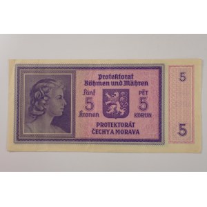 Protektorát Čechy a Morava [1939 - 1944] / 5K b.l. (1940) s. A62, Bajer 31,