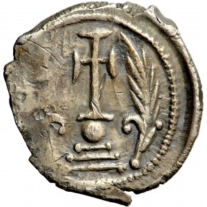 Cesarstwo Wschodnie (Bizantyńskie), Konstans II (641-668), heksagram, emisja ceremonialna, Konstantynopol