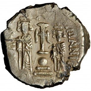 Cesarstwo Wschodnie (Bizantyńskie), Konstantyn IV (668-685), heksagram, Konstantynopol, 668-669