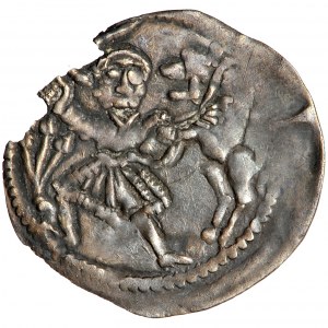 Polska, Mazowsze-Kujawy, Kazimierz I kujawsko-łęczycki (?), denar, 2. ćwierć XIII wieku