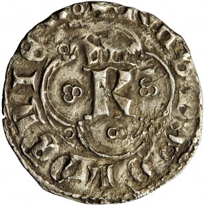 Rotes Ruthenien, Kasimir der Große, ruthenischer Pfennig (Quartnik), Lemberg, ca. 1360-65