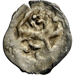 Lithuania, Wolhynia, Vytautas Alexander (?), silver coin with cross and ounce, c. 1388-1392, Lutsk