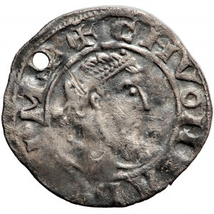 Niemcy, Górna Lotaryngia, cesarz Konrad II (1027-1039) i arcybiskup Piligrim (1021-1036), denar, 1027-1036, Kolonia