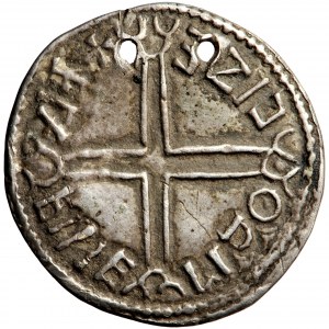 Scandinavia, heavy imitation of Æthelred’s Long Cross penny from Chichester, Ælfƿine