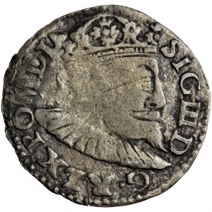 Zygmunt III, Korona, trojak „1597”, falsyfikat menniczy z epoki