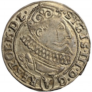 Sigismund III., Krone, Sixpence 1627, Krakau