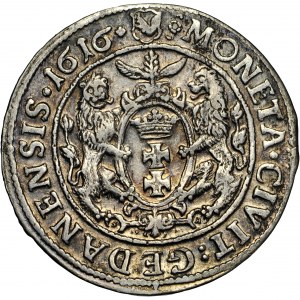 Zygmunt III, Gdańsk, ort 1616