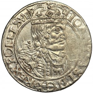 Jan Kazimierz, Krone, Sixpence 1661, Lemberg