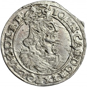 Jan Kazimierz, Krone, Sixpence 1662, Bromberg (Bydgoszcz)