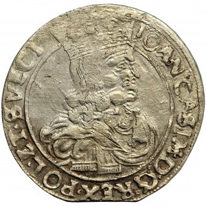 Jan Kazimierz, Krone, Kronen-Sechser 1662, Lwów