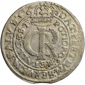 Jan Kazimierz, Krone, Gold (tymf) 1663, Lemberg