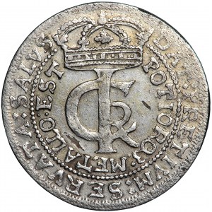 John Casimir, Crown of Poland, złoty (tymf) 1663, Leopol (Lviv)