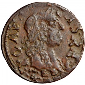 John Casimir, Lithuania, small copper shilling (Boratyni’s shilling) 1665, Vilna