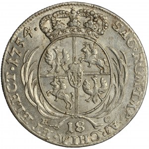 Augustus III, tymf (ort) 1754, Leipzig, E. Croll