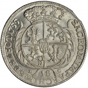 Augustus III, tymf (ort) 1755, Leipzig, E. Croll