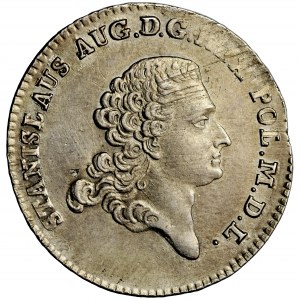 Stanislaus Augustus, Crown of Poland, double złoty 1767, Warsaw