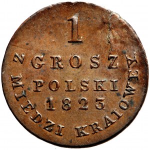 Aleksander I, grosz z miedzi krajowej 1823, Warszawa