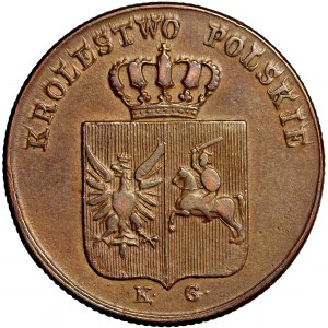 Der Novemberaufstand, 3 Pfennige 1831, Warschau