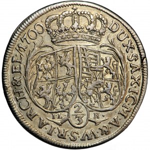 Saxony, Frederick Augustus I (King Augustus II of Poland), gulden 1700, Dresden, J. L. Holland
