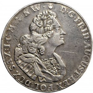 Saksonia, Fryderyk August I (król polski August II), talar 1721, Drezno, J. G. Schomburg
