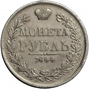 Russland, Nikolaus I., Rubel 1844, Warschau