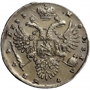 Rosja, Anna, rubel 1733, men. kadaszewska (Moskwa)