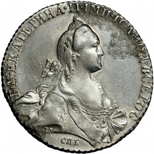 Russia, Catherine II, rouble 1768, mint of Petersburg, Aleksiei Shneze.