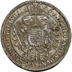 Hungary, Leopold I, taler 1696, Körmöcbánya (Kremnica)