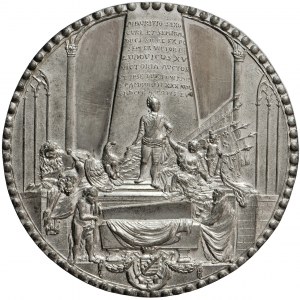 France, medal, Marshal Maurice de Saxe, Duke of Courland and Semigallia, Strasbourg, Johann Daniel Kamm, 1750