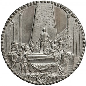 Frankreich, Medaille, Marschall Maurice Saxon, Herzog von Kurland und Semigallien, Straßburg, Johann Daniel Kamm, 1750