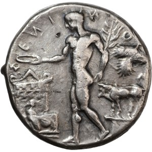 Sicily, Selinus, AR Tetradrachm, c. 450-440 BC.