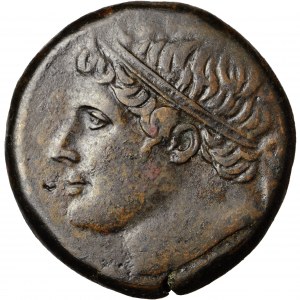 Sycylia, Hieron II (275-215 przed Chr.), hemilitra, Syrakuzy, ok. 230-218 przed Chr.
