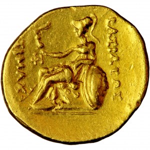 THRACIAN KINGDOM. Lysimachus (305-281 BC). AV stater. Uncertain mint.